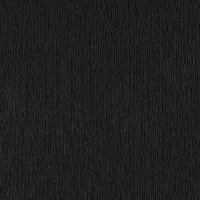 Aspen - Black Stretch Rib Fabric - 2.20m Remnant