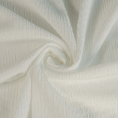 Aspen - Ivory Bark Stretch Rib Fabric Sample