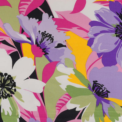 Carmel - Lilac Bloom! Viscose Twill Woven Fabric