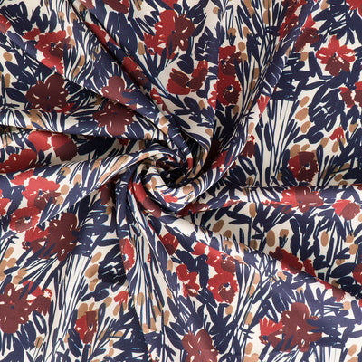 Challis Lawn - Multi Field Visions Viscose Fabric by Lady McElroy