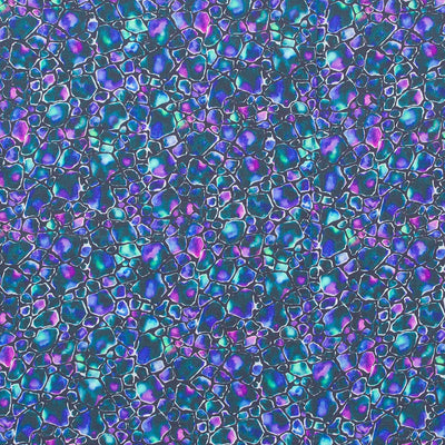 Como - Purple Jewel Pebble Viscose Satin Woven Fabric Sample