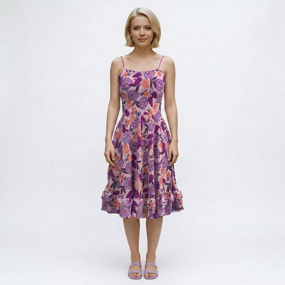 Fine Poplin - Pastel Pink Fresh Flowers Cotton Fine Poplin Woven Fabric