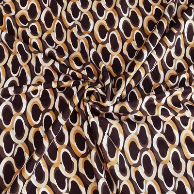 Florence - Caramel Links, Ponte de Roma Fabric Detail Swirl Image from Patternsandplains.com