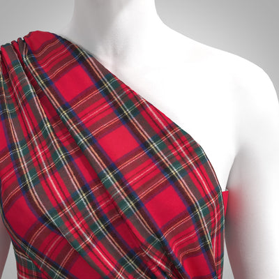 Hudson - Red Scarlet Tide Brushed Cotton Woven Fabric