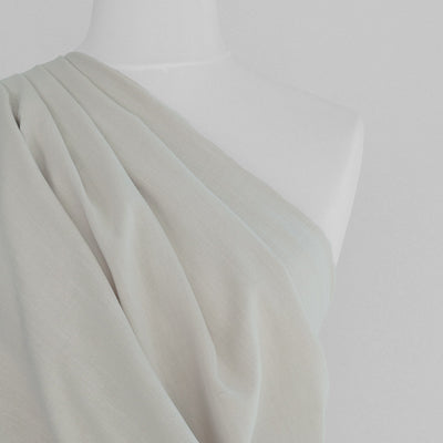Liege - Light Sand Viscose Linen Silky Noil Woven Fabric