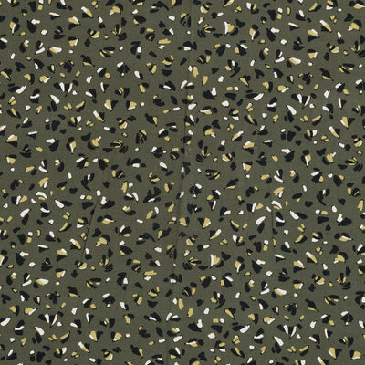 Linz - Sage Green Bits and Pieces Viscose Woven Twill Fabric