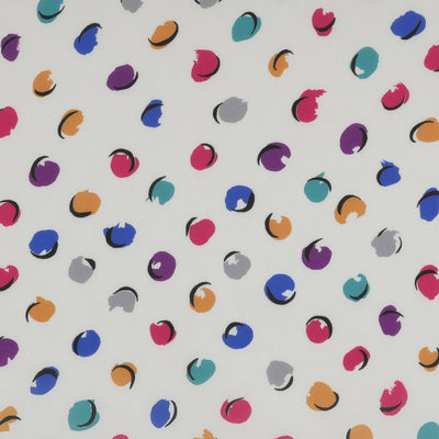 Liza 111766 - White Sweet Spot Georgette Woven Fabric from John Kaldor Main Image from Patternsandplains.com