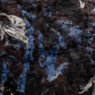 Richmond - Black and Blue Wave Velour Jersey