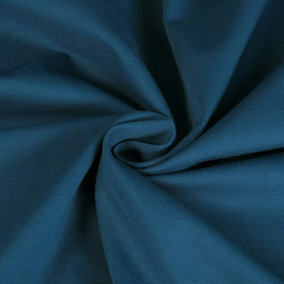 Rome - Petrol, Viscose Rich Heavy Ponte de Roma Stretch Fabric Detail Swirl Image from Patternsandplains.com