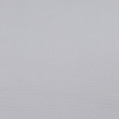 Seoni - Silver Grey Cotton Double Gauze Woven Fabric Main Image from Patternsandplains.com