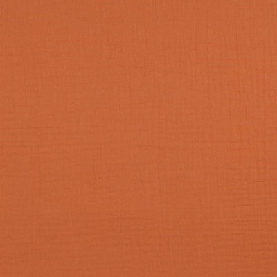 Seoni - Sunrise Orange Cotton Double Gauze Woven Fabric Main Image from Patternsandplains.com