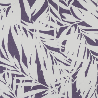 Sierra - Purple Palms Viscose Poplin Woven Fabric Main Image from Patternsandplains.com
