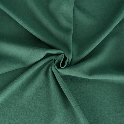 Spa - Bottle Green Viscose Linen Silky Noil Woven Fabric