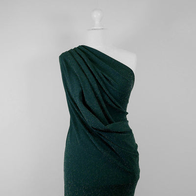 Sparks - Yew Green Scuba Crepe Stretch Fabric - 0.95m Remnant