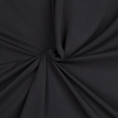 Trieste - Black Modal, Bamboo and Tencel Woven Twill Fabric
