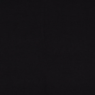 Turin - Black Twill Viscose Rich Ponte de Roma Stretch Fabric