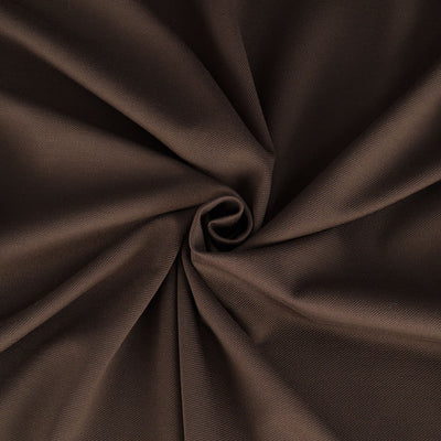 Turin - Cedar Brown Twill Viscose Rich Ponte de Roma Stretch Fabric