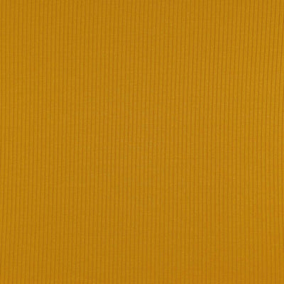 Fuji - Gold Bamboo and Elastane Rib Knit Fabric Main Image from Patternsandplains.com