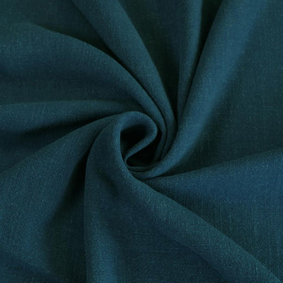 Liege - Harbour Blue Viscose Linen Silky Noil Woven Fabric Detail Swirl Image from Patternsandplains.com