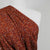 Monroe - Rust Jumbled Woven Crepe Fabric Mannequin Close Up Image from Patternsandplains.com