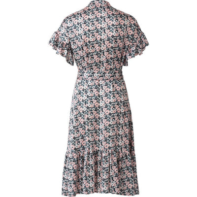 Burda Style Pattern 6240 Misses Dress with Button Fastening Stand Collar Frills B6240 Image 7 From Patternsandplains.com