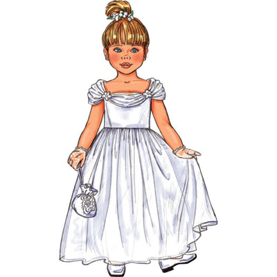 Butterick Pattern B3351 Childrens Girls Bolero Jacket and Dirndl Dresses 3351 Image 3 From Patternsandplains.com
