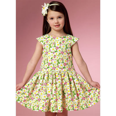 Butterick Pattern B6201 Childrens Girls Dress 6201 Image 2 From Patternsandplains.com