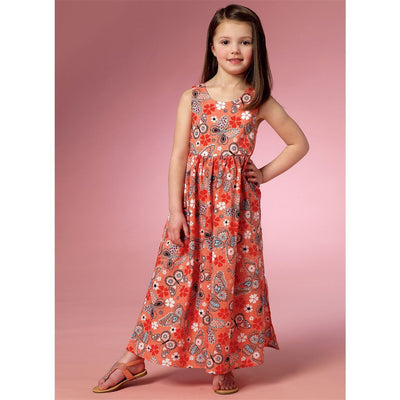 Butterick Pattern B6202 Childrens Girls Dress and Culottes 6202 Image 2 From Patternsandplains.com