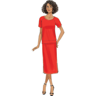 Butterick Pattern B6207 Misses Top Dress and Skirt 6207 Image 6 From Patternsandplains.com