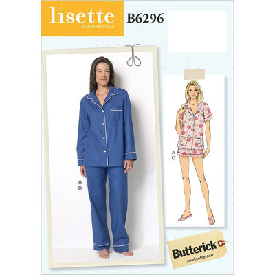 Butterick Pattern B6296 Misses Top Shorts and Pants 6296 Image 1 From Patternsandplains.com