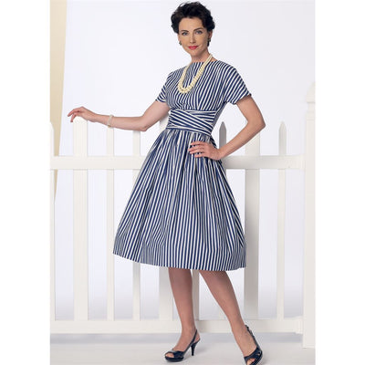 Butterick Pattern B6318 Misses Tie Waist Dress 6318 Image 5 From Patternsandplains.com