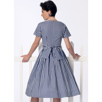 Butterick Pattern B6318 Misses Tie Waist Dress 6318 Image 6 From Patternsandplains.com