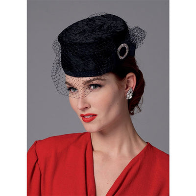 Butterick Pattern B6397 Misses Hats in Four Styles 6397 Image 7 From Patternsandplains.com