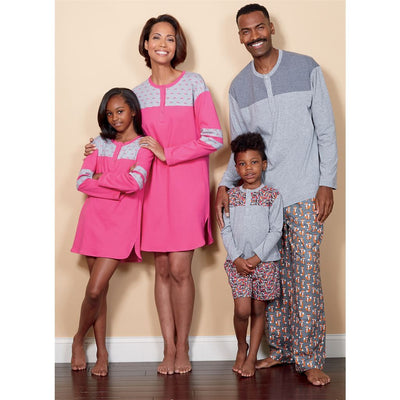 Butterick Pattern B6531 Misses Mens Childrens Boys Girls Top Tunic Shorts and Pants 6531 Image 2 From Patternsandplains.com