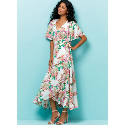Butterick Pattern B6554 Misses Wrap Dresses 6554 Image 2 From Patternsandplains.com