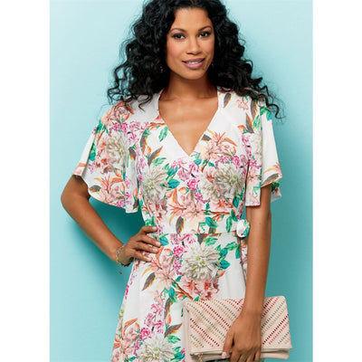 Butterick Pattern B6554 Misses Wrap Dresses 6554 Image 5 From Patternsandplains.com