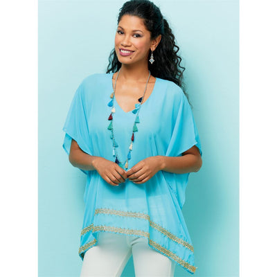 Butterick Pattern B6559 Misses Top Tunic and Caftan 6559 Image 3 From Patternsandplains.com