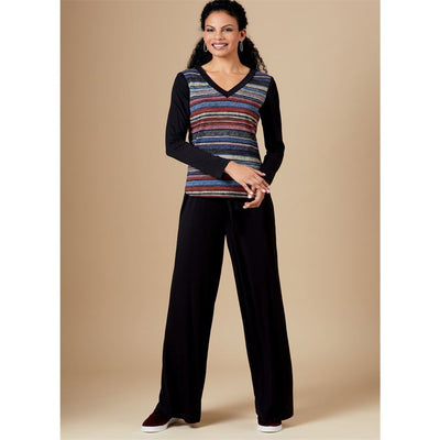 Butterick Pattern B6600 Misses Jacket Top Dress Jumpsuit and Pants 6600 Image 9 From Patternsandplains.com
