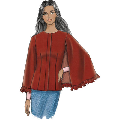 Butterick Pattern B6603 Misses Cape 6603 Image 7 From Patternsandplains.com