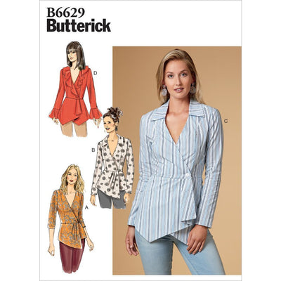 Butterick Pattern B6629 Misses Top 6629 Image 1 From Patternsandplains.com