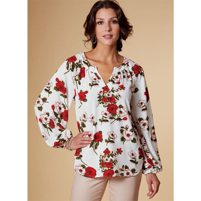 Butterick Pattern B6632 Misses Top 6632 Image 2 From Patternsandplains.com