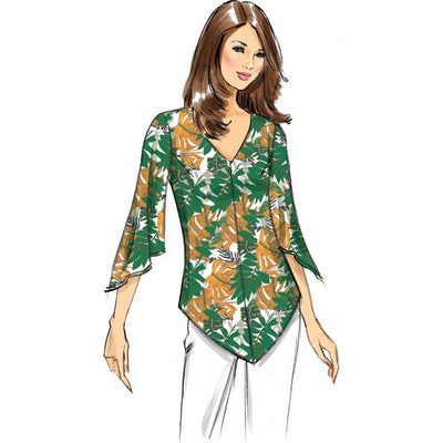Butterick Pattern B6663 Misses Top 6663 Image 5 From Patternsandplains.com
