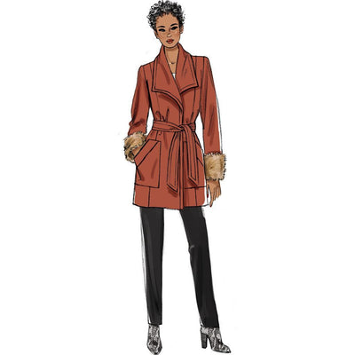 Butterick Pattern B6720 Misses Misses Petite Outerwear and Belt 6720 Image 3 From Patternsandplains.com