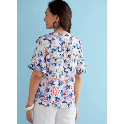 Butterick Pattern B6730 Misses Top 6730 Image 5 From Patternsandplains.com