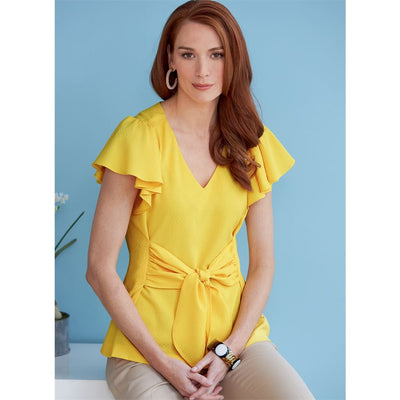 Butterick Pattern B6731 Misses Top 6731 Image 4 From Patternsandplains.com