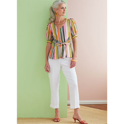 Butterick Pattern B6731 Misses Top 6731 Image 5 From Patternsandplains.com
