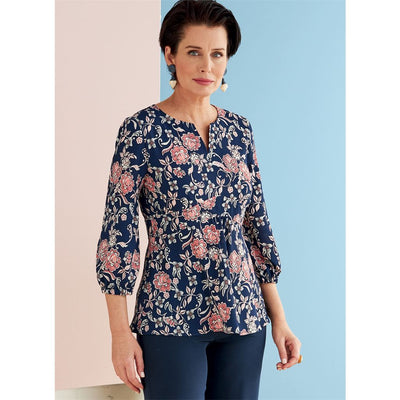 Butterick Pattern B6732 Misses Top 6732 Image 2 From Patternsandplains.com