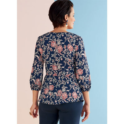 Butterick Pattern B6732 Misses Top 6732 Image 9 From Patternsandplains.com
