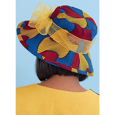 Butterick Pattern B6741 Misses Hats With Ribbon Flowers and Bow 6741 Image 3 From Patternsandplains.com