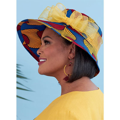 Butterick Pattern B6741 Misses Hats With Ribbon Flowers and Bow 6741 Image 4 From Patternsandplains.com